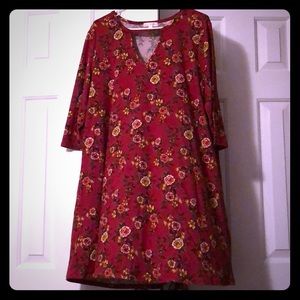 Floral Keyhole Dress